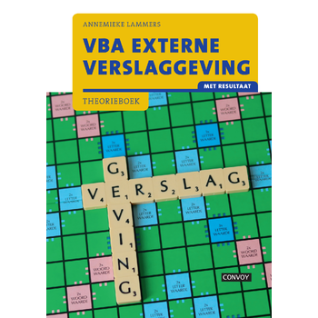 VBA Externe Verslaggeving met resultaat (Paperback) bij Singel 344