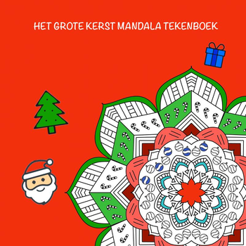 Het grote Kerst Mandala tekenboek (Paperback) bij Singel 344