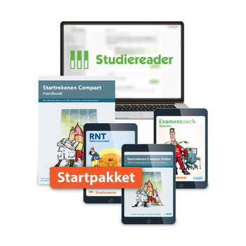 Studiereader Startrekenen Compact Startpakket (Paperback) van Sari Wolters, Cyriel Kluiters, Rieke Wynia, Martine Knijnenberg, Rob Lagendijk, Manon Keuenhof, Astrid Roosmalen, Sarah Brusell, Jelte Folkertsma, Nanda Bartelink, Jan Daalen