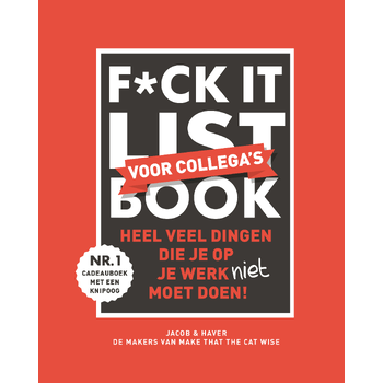 F*ck it list book voor collega’s (Hardback) bij Singel 344