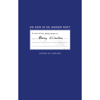 De een is de ander niet (Paperback) bij Singel 344