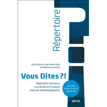 Vous Dites ?! (Paperback) bij Singel 344
