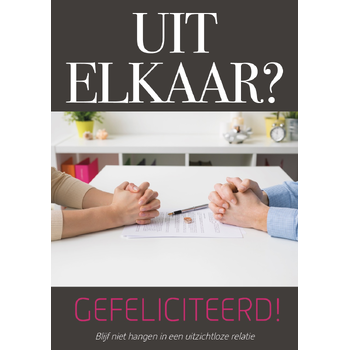 Uit elkaar? Gefeliciteerd! (Paperback) bij Singel 344