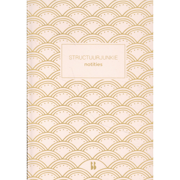 Structuurjunkie notitieboek (roze) (Paperback) bij Singel 344