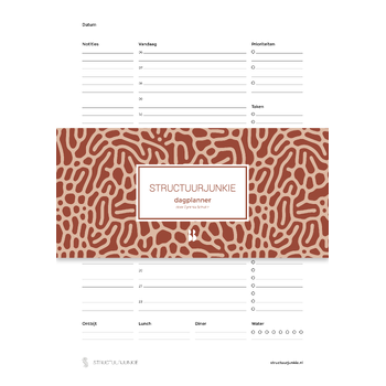 De Structuurjunkie Dagplanner (Loose-leaf) bij Singel 344