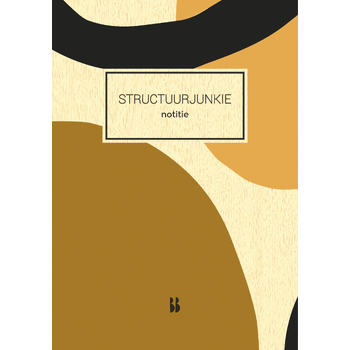 Structuurjunkie notitieboek (oker) bij Singel 344