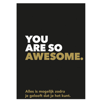 You are so awesome (Hardback) bij Singel 344