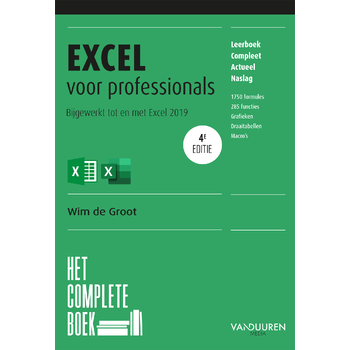 Het complete boek Excel voor professionals, 4e editie (Paperback) bij Singel 344