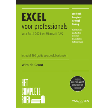Excel voor professionals (Paperback) bij Singel 344