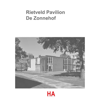 Rietveld Pavilion De Zonnehof (Paperback) bij Singel 344