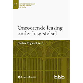 41-Onroerende leasing onder btw-stelsel (Paperback) bij Singel 344