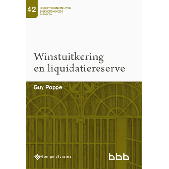 42-Winstuitkering en liquidatiereserve (Paperback) bij Singel 344