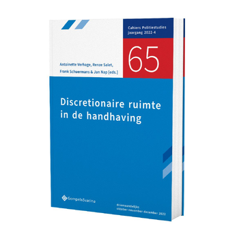 65-Discretionaire ruimte in de handhaving (Paperback) bij Singel 344