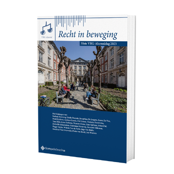 Recht in beweging. 30ste VRG-Alumnidag 2023 (Paperback) bij Singel 344
