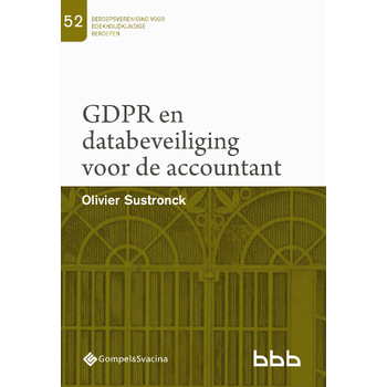 GDPR en databeveiliging voor de accountant (Paperback) bij Singel 344