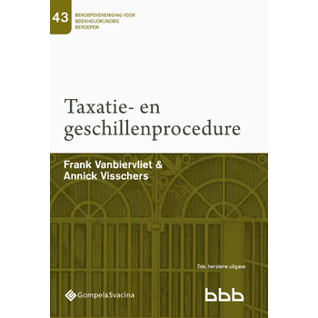 Taxatie- en geschillenprocedure (Paperback) bij Singel 344