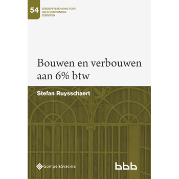 Bouwen en verbouwen aan 6% btw (Paperback) bij Singel 344