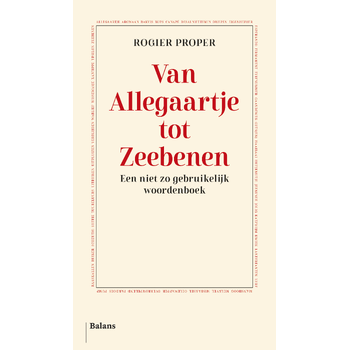 Van Allegaartje tot Zeebenen (Paperback) bij Singel 344
