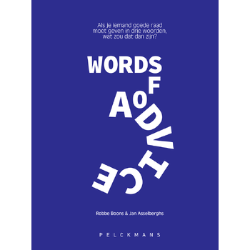 3 words of advice (Paperback) bij Singel 344
