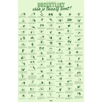 Bucketlistposter voor kids bij Singel 344