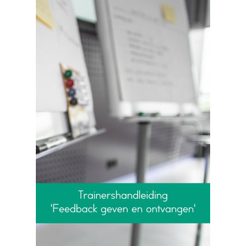 Trainershandleiding 'Feedback geven en ontvangen' (Paperback) bij Singel 344