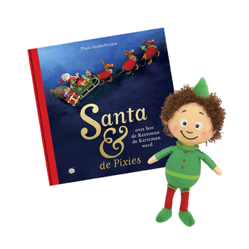 Santa & De Pixies, pakket Pixiepop + Over hoe de Kerstman de Kerstman werd bij Singel 344