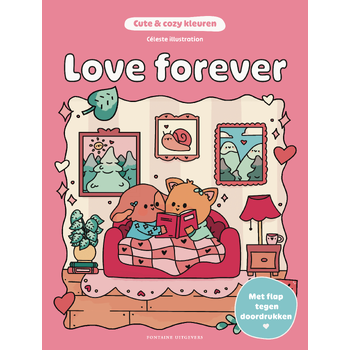 Cute & cozy kleuren - Love forever (Paperback) bij Singel 344