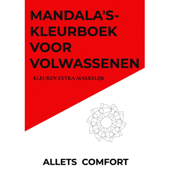 Mandala's-kleurboek voor volwassenen-Kleuren extra makkelijk-A5 Mini- Allets Comfort (Paperback) bij Singel 344