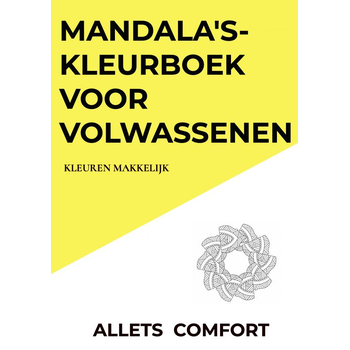 Mandala's-kleurboek voor volwassenen-Kleuren Makkelijk-A5 Mini- Allets Comfort (Paperback) bij Singel 344