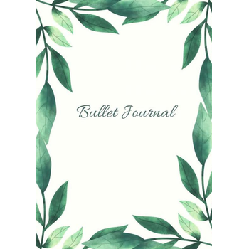 Mijn Bullet Journal |A5 Notebook Botanisch Leaves Bladeren De natuur | Notitieboek Met Dotted Papier Met 120 Pagina's | Prachtig Schrijven (Paperback) bij Singel 344