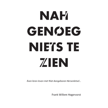 NAHgenoeg niets te zien (Paperback) bij Singel 344