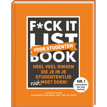 F*ck it list voor Studenten (Hardback) bij Singel 344