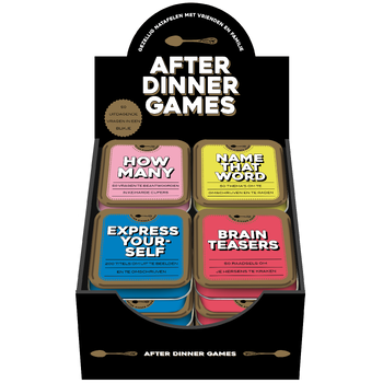 Display After dinner games- 4T x 3 ex. bij Singel 344