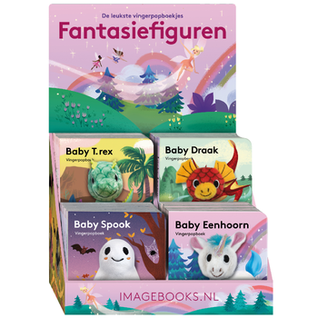 Display Vingerpopboekjes Fantasiefiguren 4T x 4E bij Singel 344