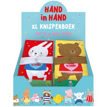 Display Hand in hand Knisperboek - 2T x 5 ex. bij Singel 344