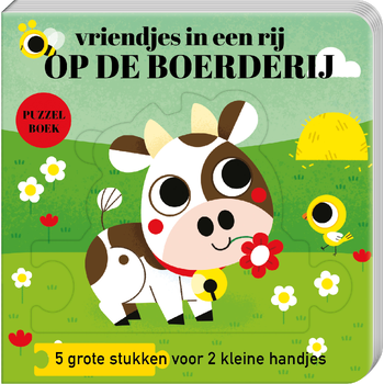 Puzzelboek vriendjes In een rij - Op de boerderij (Board book) bij Singel 344