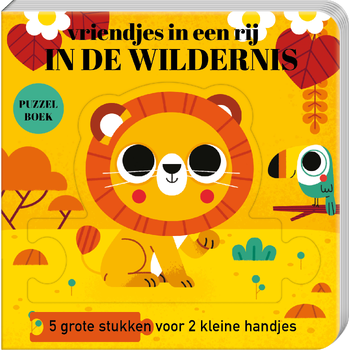 Puzzelboek In een rij - In de wildernis (Board book) bij Singel 344