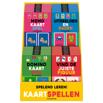 Display Spelletjeskaarten - 4T x 6 ex. (Toy) bij Singel 344