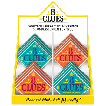 Display 8 clues 2x 6 ex bij Singel 344