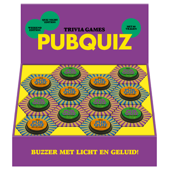 Display Pubquiz met buzzer 2T x 6E bij Singel 344