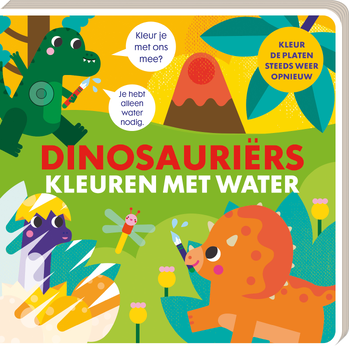 Kleuren met water Dinosauriërs (Board book) bij Singel 344