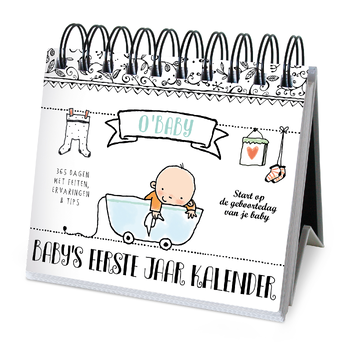 O' Baby - Baby's eerste jaar kalender (Hardback) bij Singel 344