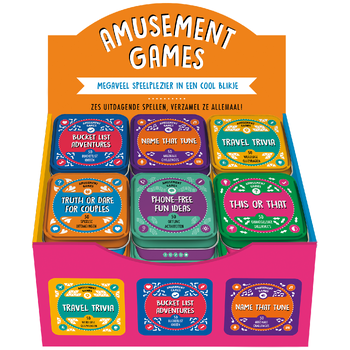 Display Amusement games 6 x 3 exemplaren (Toy) bij Singel 344