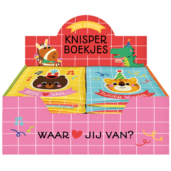 Display Knisperboekjes vol liefde - 2 x 5 exemplaren bij Singel 344