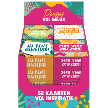 Display Doosjes vol geluk 4 x 4 ex. bij Singel 344