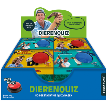 Display Freek Vonk Dierenquizspel met buzzer - 2 x 4 ex. bij Singel 344