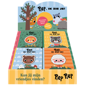 Display Piep - ik zie je! 4 x 4 ex. bij Singel 344