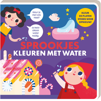 Kleuren met water - Sprookjes (Board book) bij Singel 344