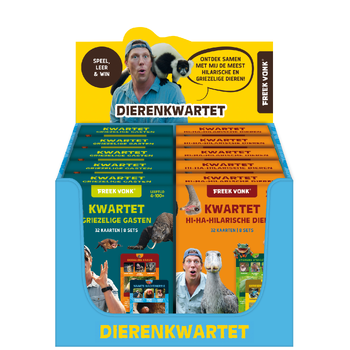 Display Freek Vonk Dierenkwartet 2 x 5 ex. bij Singel 344