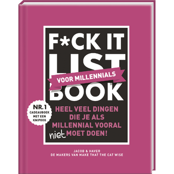 F*ck it list book - Voor millennials (Hardback) van Jacob & Haver
